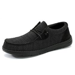 FUSHITON Herren Loafers Flat Slip On Schuhe Penny Casual Sportschuhe Mokassins Sneakers Low Top Indoor Atmungsaktive Leichte Hausschuhe von FUSHITON