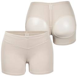 FUT Damen Body Shaper Butt Lifter Bauchkontrolle Nahtlose Panty, #4 Beige (2 Stück), Medium von FUT