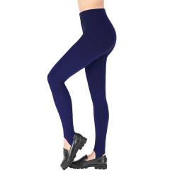 FUTURO FASHION Damen Blickdichte Steigbügel-Leggings Thermo-Oberschenkel LS, Navy, 48 von FUTURO FASHION