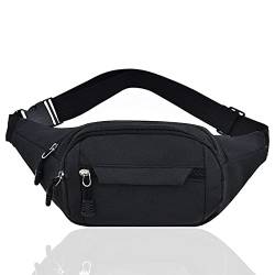 FUWIND GroßE GüRteltasche für MäNner und Frauen, Crossbody-GüRteltasche und HüFttasche mit Verstellbarem Riemen für das Training im Freien auf Reisen A von FUWIND