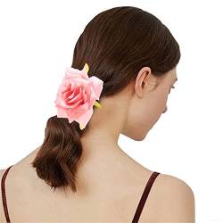 Blumen Haargummis Für Frauen Rosen Haargummis Blumen Haargummi Blumen Pferdeschwanzhalter Blumen Gummiband Haarseil Blumen Haargummis Für Frauen von FUZYXIH