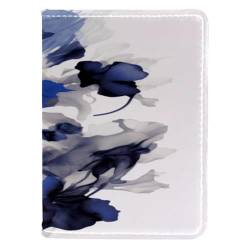 FVQL Reisepasshülle für Reisen, 10 x 14 cm, Chrysanthemen-Blume, abstrakt, mehrfarbig 751, 10 x 14 cm, Mehrfarbig 751, 10x14cm/4x5.5 in von FVQL