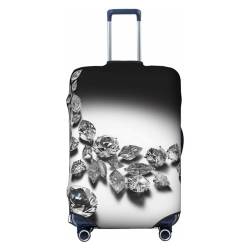 Diamond Jewelry Jewels Luxus-Druck-Gepäckabdeckung, Reisegepäckabdeckungen, elastisch, waschbar, Kofferschutz, kratzfest, Schmutz, Kofferabdeckungen, staubdicht, passend für Gepäck von 18 bis 32 Zol von FWJZDSP