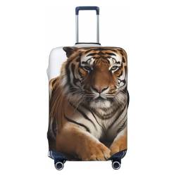 FWJZDSP Big Tiger Print Gepäckabdeckung, Reisegepäckabdeckungen, elastisch, waschbar, Kofferschutz, Kratzfest, Schmutz, Kofferabdeckungen, staubdicht, für Gepäck von 18 bis 32 Zoll von FWJZDSP