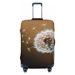 Gepäckabdeckung mit geblasenem Löwenzahnblüten-Aufdruck, Reisegepäckabdeckungen, elastisch, waschbar, Kofferschutz, kratzfest, Schmutz, Kofferabdeckungen, staubdicht, passend für Gepäck von 18 bis 3 von FWJZDSP