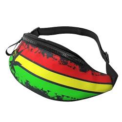 Rasta Taringa Gürteltasche, verstellbare Hüfttasche, Umhängetasche, Reise-Gürteltasche für Damen und Herren von FWJZDSP