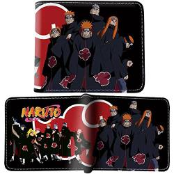 FYDZBSL Naruto Portemonnaie Kinder Geldbörse Jungen Karikatur Naruto Brieftasche Naruto Zweifach Gefalteter Kreditkartenhalter Für Jugend,Kinder Geburtstagsgeschenk(C) von FYDZBSL