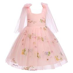 Blumenm?dchen Kleid M?dchen Blumen Stickerei Tutu T?llkleid Prinzessin Partykleid Baby Taufkleid Festliches Festkleid Hochzeit Ballkleid Abendkleid Erstkommunion Kleider Fee Kost?m Rosa 18-24 Monate von FYMNSI