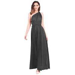 FYMNSI Damen Multiway Lange Abendkleid Hochzeit Brautjungfernkleid Bodenlang Partykleid Cocktailkleid Cabrio Wickelkleid V-Ausschnitt Festlich Kleid Rückenfrei Neckholder Maxikleid Sommer Strandkleid von FYMNSI