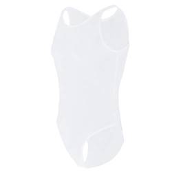 FYMNSI Herren Transparent Body Ärmellos Stringbody Racerback Sportbody Durchsichtig Netz Herrenbody Männer Overall Muskel Shirt Tank Top Unterwäsche Nachtwäsche Unterhemd Einteiler Jumpsuit Dessous von FYMNSI