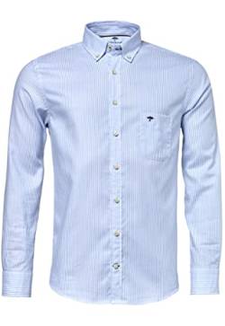 FYNCH-HATTON Hemden 10005500 - Oxford Shirt - Button Down Kragen Light Blue Stripe M von FYNCH-HATTON