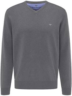 FYNCH-HATTON Herren, V-Neck Pullover Grau (Steel 936), XX-Large (Herstellergröße: XXL) von FYNCH-HATTON