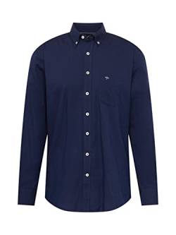 FYNCH-HATTON Herren Businesshemd Navy/Stone XL von FYNCH-HATTON