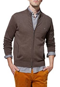 FYNCH-HATTON Herren Cardigan-zip Strickjacke, Earth, XXL EU von FYNCH-HATTON