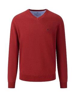 FYNCH-HATTON Herren Feinstrickpullover mit V-Ausschnitt, Scarlet, M von FYNCH-HATTON