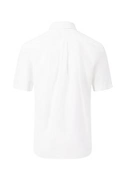 FYNCH-HATTON Herren Halbarm-Hemd aus Slub-Baumwolle, White, 3XL von FYNCH-HATTON