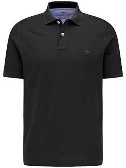 FYNCH-HATTON Klassisches Poloshirt aus Supima-Baumwolle, Black, XXL von FYNCH-HATTON