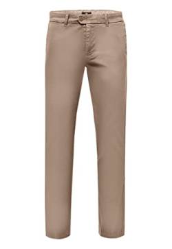 FYNCH-HATTON Pants Flat Front 10002800 - Chino-Hose aus Baumwoll-Stretch beige 38 32 von FYNCH-HATTON