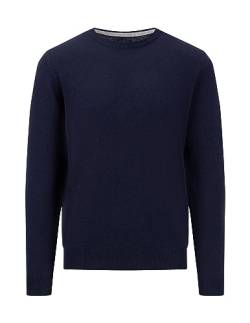 FYNCH-HATTON Pullover 1314350 - Weicher Kaschmir-Pullover mit O-Ausschnitt Navy M von FYNCH-HATTON