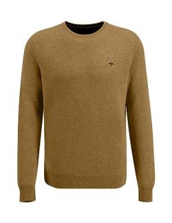 FYNCH-HATTON Pullover 1314800 - O-Neck Pullover aus Merino-Kaschmir Camel XL von FYNCH-HATTON