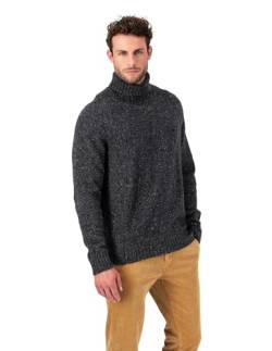 FYNCH-HATTON Rollneck 1310345 - Rollkragen-Pullover aus Donegal-Strick Steel XL von FYNCH-HATTON