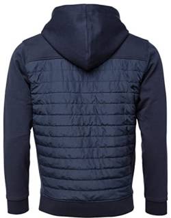 FYNCH-HATTON Sweat Cardigan-Zip 12133000 - Hybrid-Cardigan mit Kapuze Navy 3XL von FYNCH-HATTON