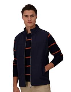 FYNCH-HATTON Sweat Weste 13024001 - Hybrid-Weste mit Stehkragen navy 3XL von FYNCH-HATTON