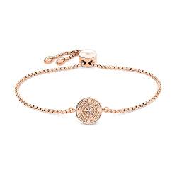 Fynch-Hatton Armband Edelstahl in IP roségold FHJ-0083-B-18 von FYNCH-HATTON