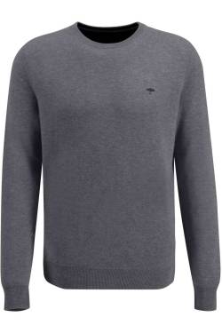 Fynch-Hatton Casual Fit Pullover grau, Einfarbig von FYNCH-HATTON