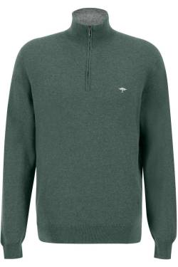 Fynch-Hatton Casual Fit Troyer dunkelgrün, Einfarbig von FYNCH-HATTON