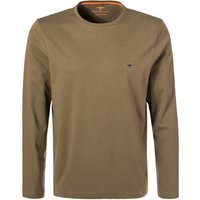 Fynch-Hatton Herren Longsleeve grün Baumwolle von FYNCH-HATTON