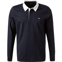 Fynch-Hatton Herren Polo-Shirt blau Baumwolle von FYNCH-HATTON