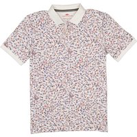 Fynch-Hatton Herren Polo-Shirt mehrfarbig Baumwoll-Piqué geblümt von FYNCH-HATTON
