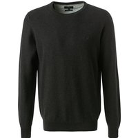 Fynch-Hatton Herren Pullover schwarz unifarben von FYNCH-HATTON