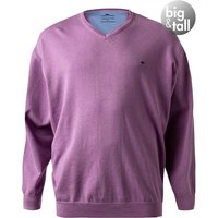 Fynch-Hatton Herren Pullover violett Baumwolle unifarben von FYNCH-HATTON