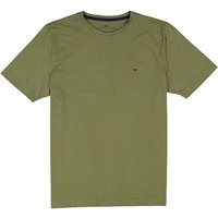 Fynch-Hatton Herren T-Shirt grün Baumwolle von FYNCH-HATTON