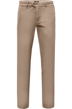 Fynch-Hatton Modern Fit Chino beige, Einfarbig von FYNCH-HATTON