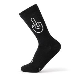 FYNGERS | Sportsocken mit Handzeichen | Schwarz | Bio-Baumwolle | Top Qualität von FYNGERS