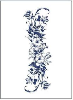 5 Stück Blumen-Arm-Saft Temporäre Tattoo-Aufkleber, Schlichter Blumen-Kompass, Englischer Buchstabe, Für Männer Und Frauen, Wasserdicht, Langlebig, Simuliertes Kräuter-Tattoo von FYRHLH
