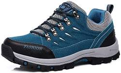 FZUU Unisex Wasserdicht Wanderschuhe Trekking Schuhe Herren Damen Sport Outdoor Klettern Sneaker (Blau-3004, 39) von FZUU