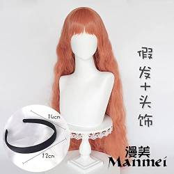 FZYUYU-Wig Anime Cosplay Odd Egg Story Flier cos Wig Artificial AI Egg roll Long Hair 120cm+Wig+Hair Band von FZYUYU