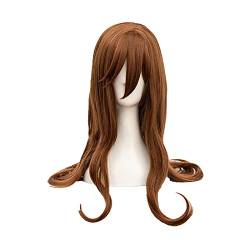 FZYUYU-Wig Anime Cosplay Rollenspiel for Kyoko Hori Cosplay Horimiya Cosplay Frauen Lange lockige Welle 60 cm braune Cosplay Perücke von FZYUYU