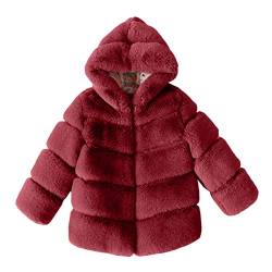 Kunstpelzmantel Mädchen Plüsch Warme Mode Flauschig Cardigan PlüSchjacke Verdicken Warme Oberbekleidung Solide Gepolsterte Outwear Kindermantel Kinder Winterjacke Mädchen Wintermantel von FaLkin