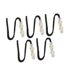 Haar-Pferdeschwanz-Lockenwickler-Brötchen, Glänzender Haar-Brötchen-Hersteller, 5 Stück, Elegant für Party von Fabater