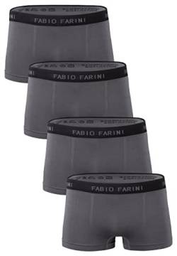 Fabio Farini 4er-Pack Seamless Boxershorts Unterhosen Männer aus Microfaser, Nahtlose Retroshorts für Herren im Multi-Set - Set 6 M von Fabio Farini