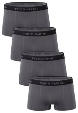 Fabio Farini 4er-Pack Seamless Boxershorts Unterhosen Männer aus Microfaser, Nahtlose Retroshorts für Herren im Multi-Set - Set 6 S von Fabio Farini