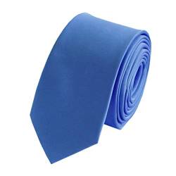 Fabio Farini - einfarbige elegante Unicolor Krawatten für Herren in 6 cm und 8 cm zur Auswahl Blau Perlnachtblau Klassisch (8 cm) von Fabio Farini
