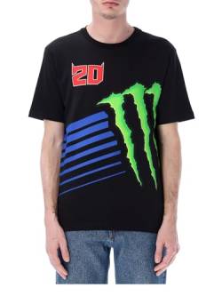 Fabio Quartararo Offizielles MotoGP T-Shirt 20 Dual Big Monster Energy, Schwarz , L von Fabio Quartararo