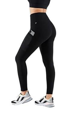 Fabletics Damen On-The-Go PowerHold® High Waist Legging, Workout, Yoga, maximale Kompression, schmeichelhaft, Schwarz, XX-Large von Fabletics