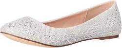 Pleaser Damen Treat 06 Ballerinas, Silver (Slv Glitter Mesh Fabric), 40 EU (7 UK) von Fabulicious